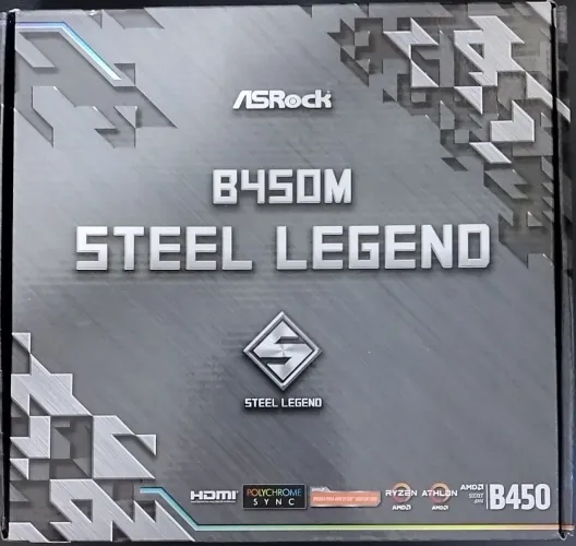 Placa mãe ASRock B450M Steel Legend