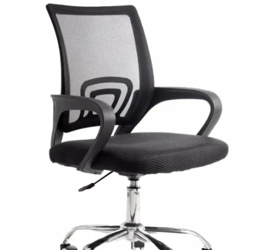 Cadeira Office Fortt Roma, Até 120Kg, Preta - Csf06-p
