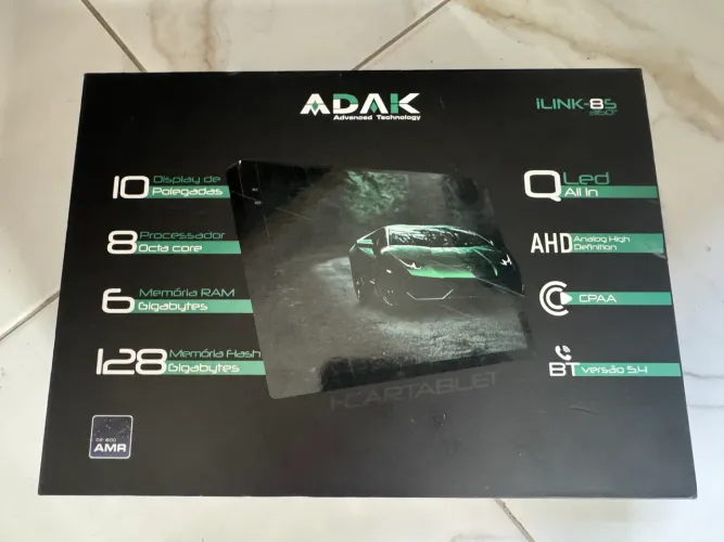 Multimídia 10 polegadas ADAK + Moldura corolla