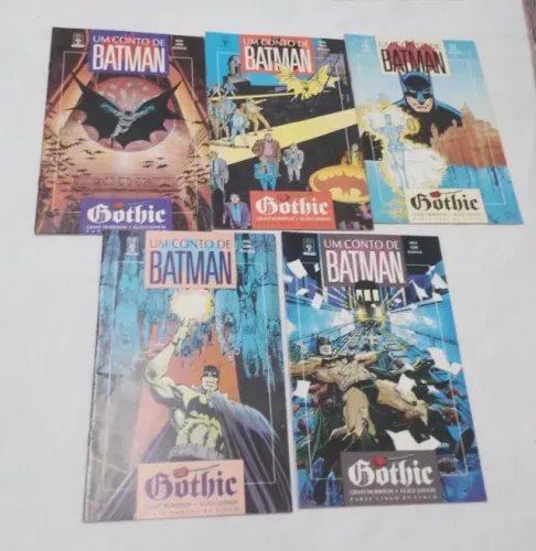 Gibi Um Conto De Batman - Gothic - Mini-Série - 5 Gibis - Abril Jovem ( 9308 )