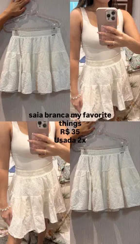Saia branca