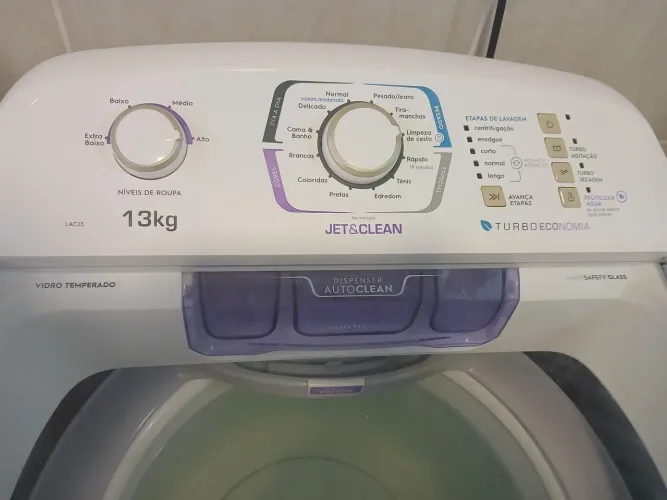 ? Máquina de Lavar Electrolux 13kg Jet&Clean - LAC13