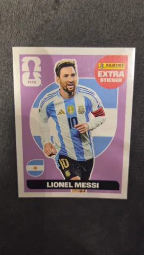 Figurinha Extra Lionel Messi 2026