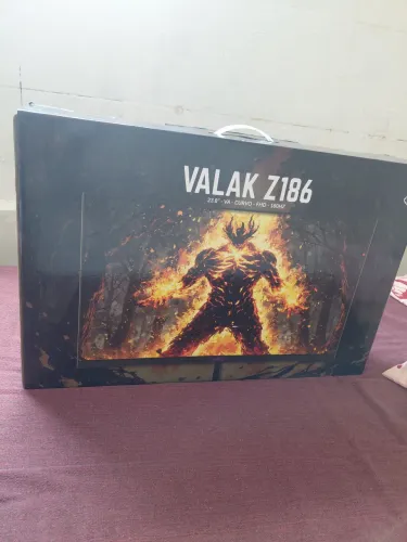 Monitor gamer 180hz curvo fidelidade 23.8 polegadas novo na caixa analiso troca
