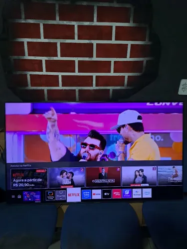Smart tv Samsung 55 polegadas led 4k com Xbox games 