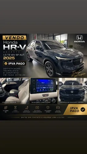 Honda HR-V Advance 1.5 TB 16V 5P Aut. 2025