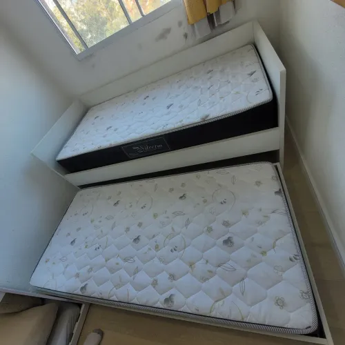 Bicama Planejada MDF + 2 Colchões SaintGerman Sleep Silver D28
