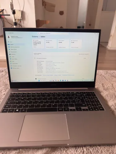 Notebook Samsung i3 12GB de ram SSD 128GB