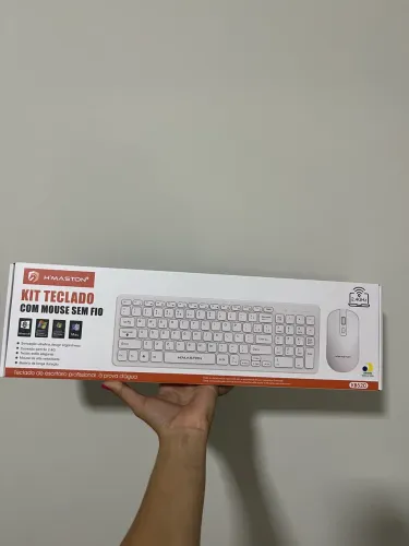 Teclado E Mouse Sem Fio Usb Para Tablet Notebook