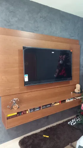 Painel de TV com LED + Rack Suspenso | Excelente Estado