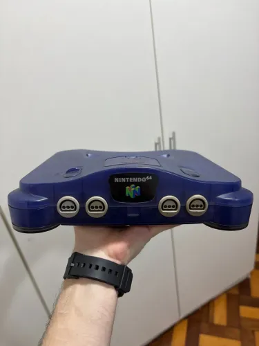 Nintendo 64 Azul Translúcido Original EXCELENTE CONDIÇÃO