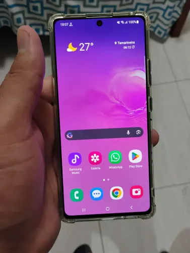 Celular Samsung Galaxy S10 LITE com defeito 
