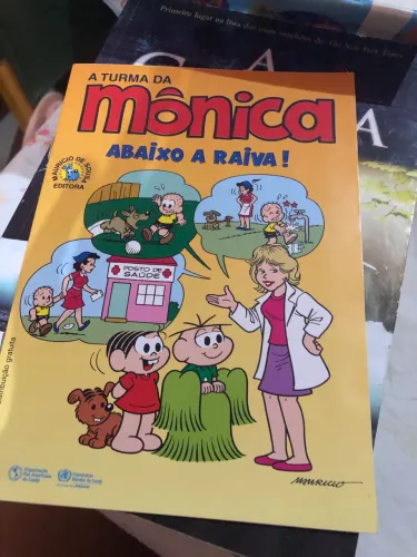 Gibi Turma Da Mônica - Abaixo A Raiva - Educação No Trânsito 