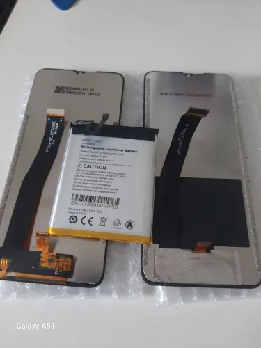 2 placas touch e 1 bateria modelo C48 celular cubot A10