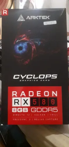 Placa de vídeo RX580 DDR5 8gb