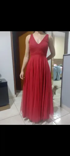 Vestido de festa, formatura, debutante vermelho