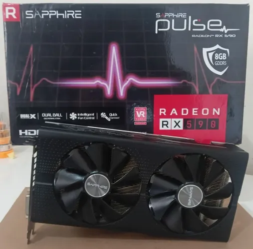 Placa de Vídeo AMD Sapphire RX 590 Pulse 8GB