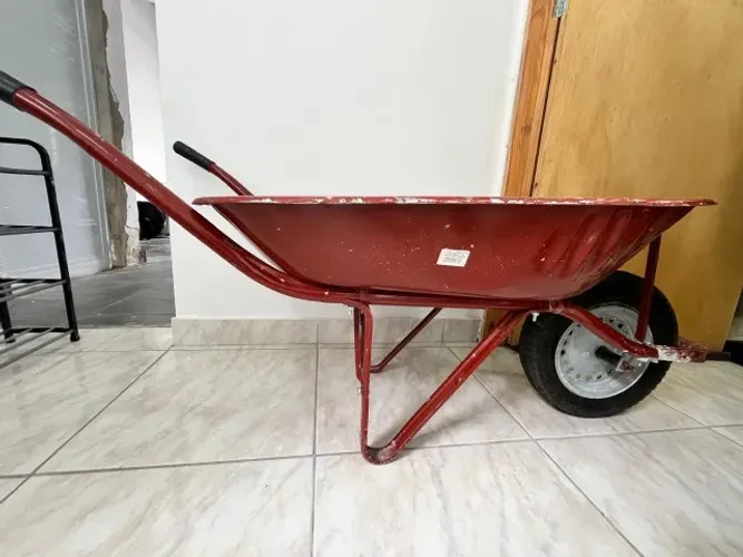 Carrinho de mão de aço 1 roda 