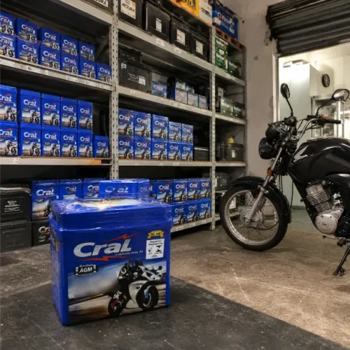Bateria Moto 5Ah Cral - Titan, Fan, Biz, Bros, Factor, Fazer, Pop 100 - Nova (promoção)