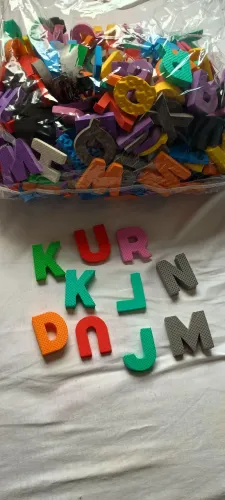 Letras de borracha EVA