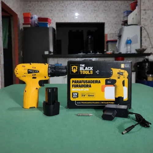 Entrego! Parafusadeira Furadeira 12V Sem Fio Nova