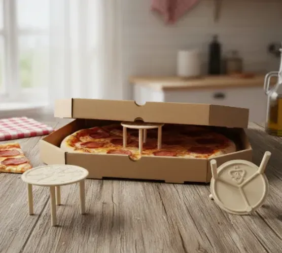 Mesinha de Pizza Suporte Entre Caixas Delivery 500 Unidades