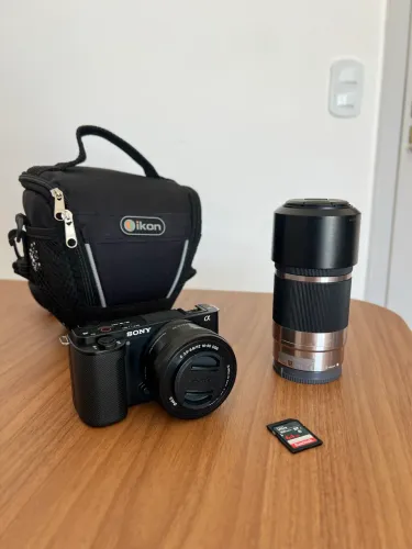 Sony ZV-E10 - Lente do Kit + 55-210