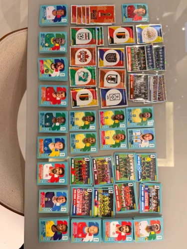 Lote de 650 Figurinhas da Copa 2026