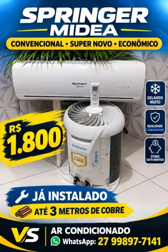 Ar condicionado Midea 9000btus