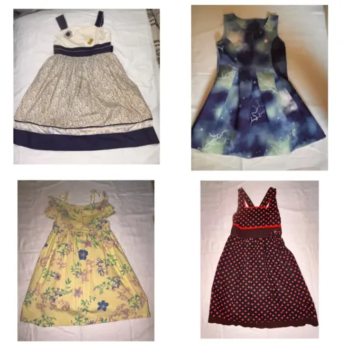 Lote de vestidos meninas 7-8 anos