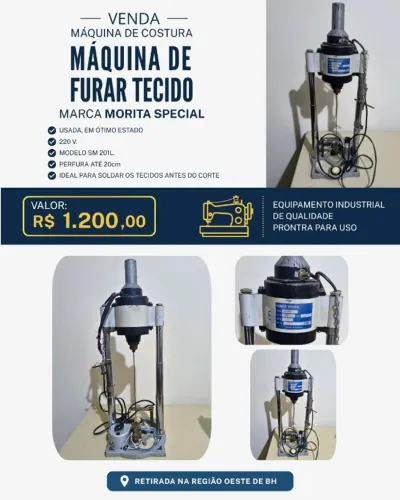 MÁQUINA PARA CONFECÇÃO