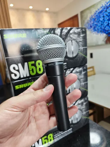 MICROFONE SM58 DINÂMICO 