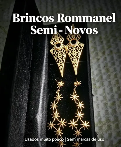 Brincos Romanel 150 os dois