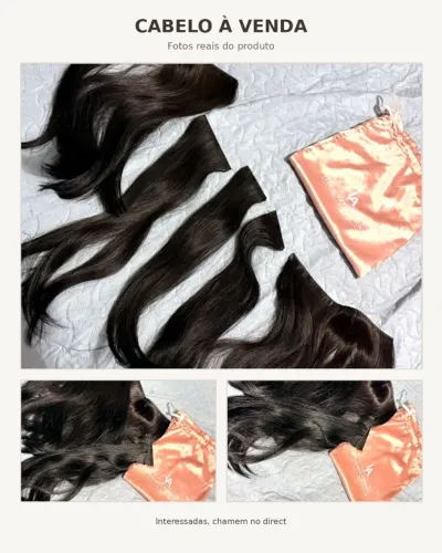 MEGA HAIR DE CABELO HUMANO À VENDA!
