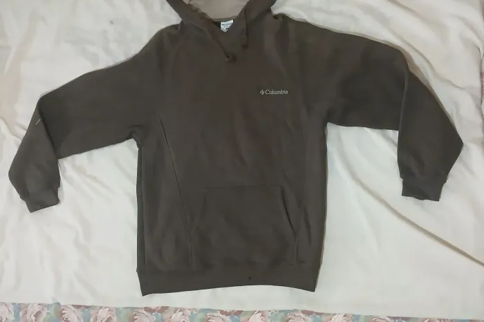 Moletom fleece Columbia masculino tam P, veste M/G (Forma grande)