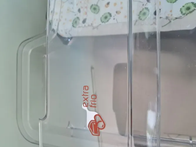 Bandeja E porta acrílico compartimento frio geladeira brastemp clean seminovo