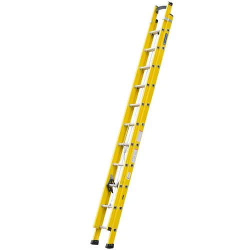 Escada Extensível Industrial com 19 Degraus 6M em Fibra de Vidro COGUMELO-EFV-600