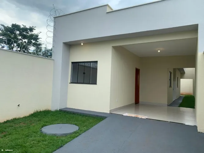 Casa para Venda em Hidrolândia, Setor Garavelo Sul II, 2 dormitórios, 1 suíte, 2 banhei