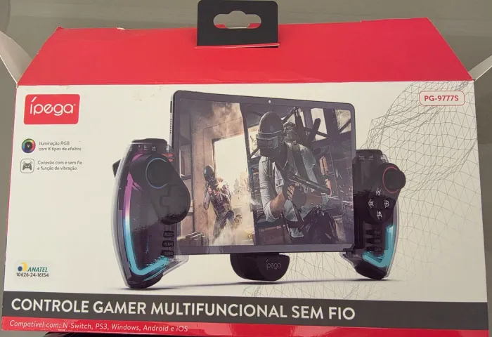 Controle Gamer Ipega PG-9777S - Novo