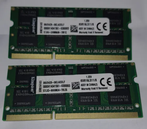 Kit 16Gb (2x8Gb) DDR3 NOTEBOOK