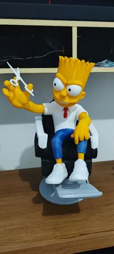 Boneco Bart Barbeiro 39cm