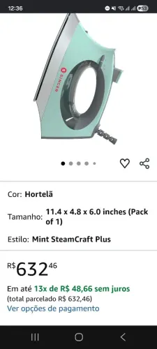 Ferro de passar Singer plus