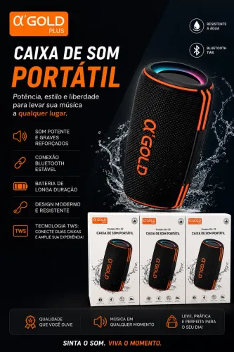 Caixa de Som GOlD