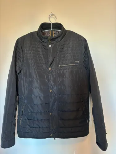 Jaqueta Masculina Diesel Original Acolchoada Preta Gola Alta Premium Tamanho XL