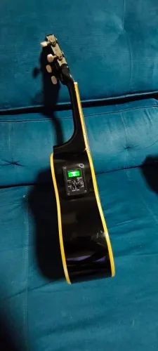 Cavaquinho Giannini Eletroacústico com afinadorPassivo Start Cs-14 Eq Bk<br>