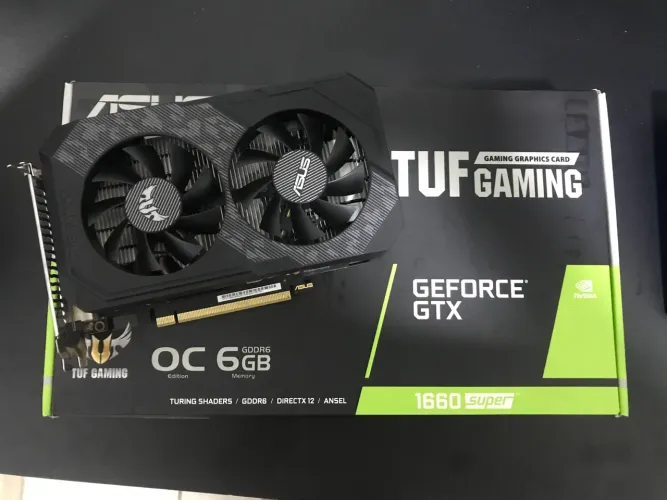 Placa de Vídeo Asus NVIDIA GTX 1660 Super TUF Gaming, 6GB GDDR6, Preto(Usada/Revisada)