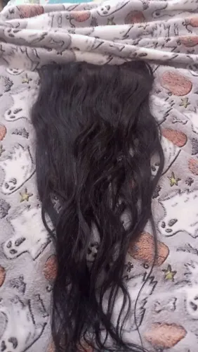 3 telas de cabelo humano