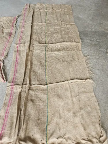 Retalhos grandes de tecido de juta para artesanato 