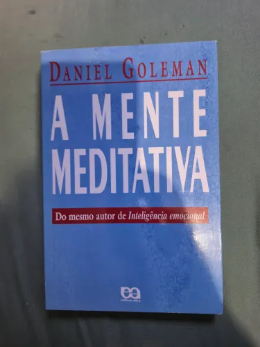 Livro A Mente Meditativa Usado.