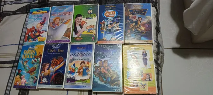 LOTE DE FITAS VHS DE DESENHO ANIMADOS ORIGINAIS,ALGUMAS AINDA LACRADAS !!!PROMOÇÃO!!!